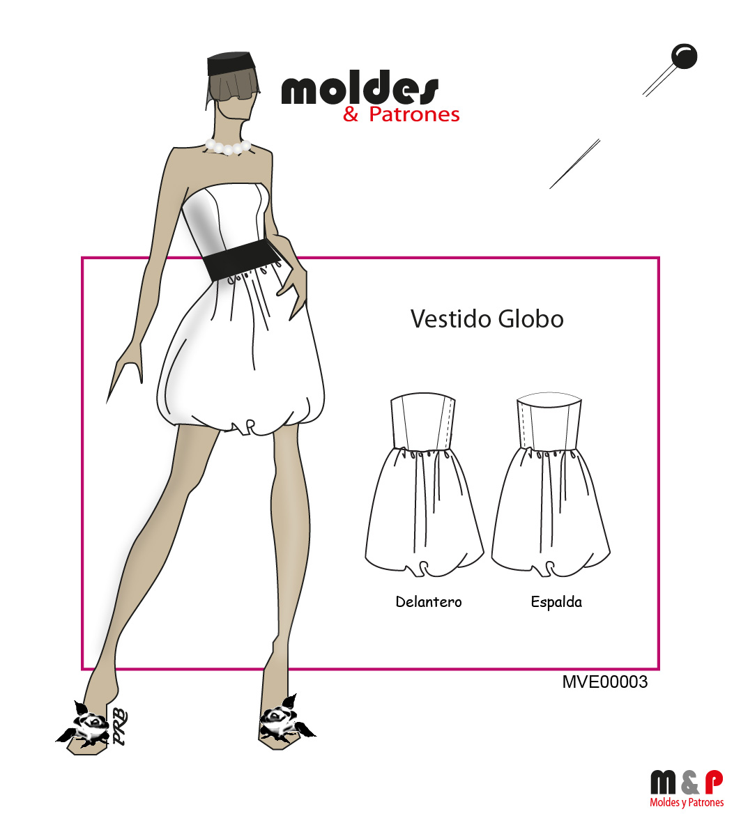 3 TALLAS S M L - Vestido Globo