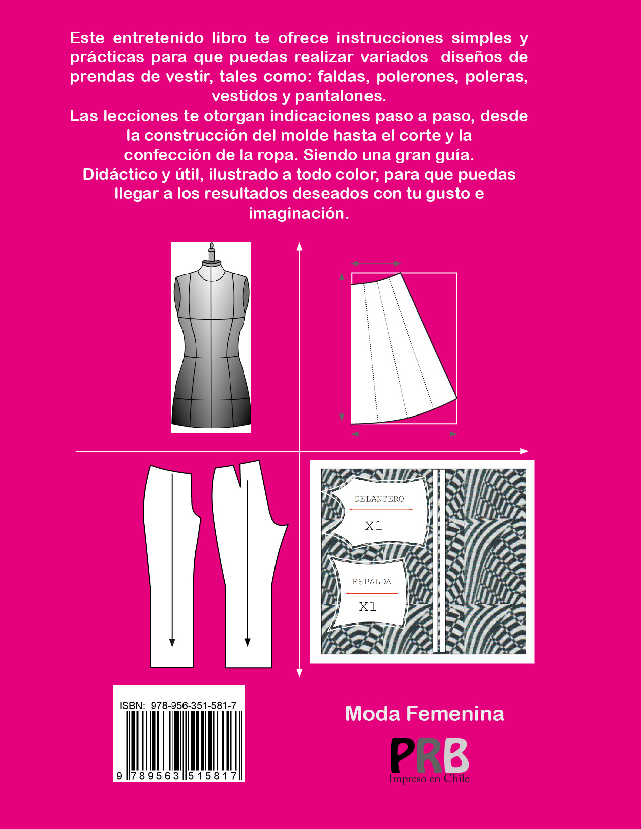 LIBRO: Corte y Confección Moda Femenina IMPRESO