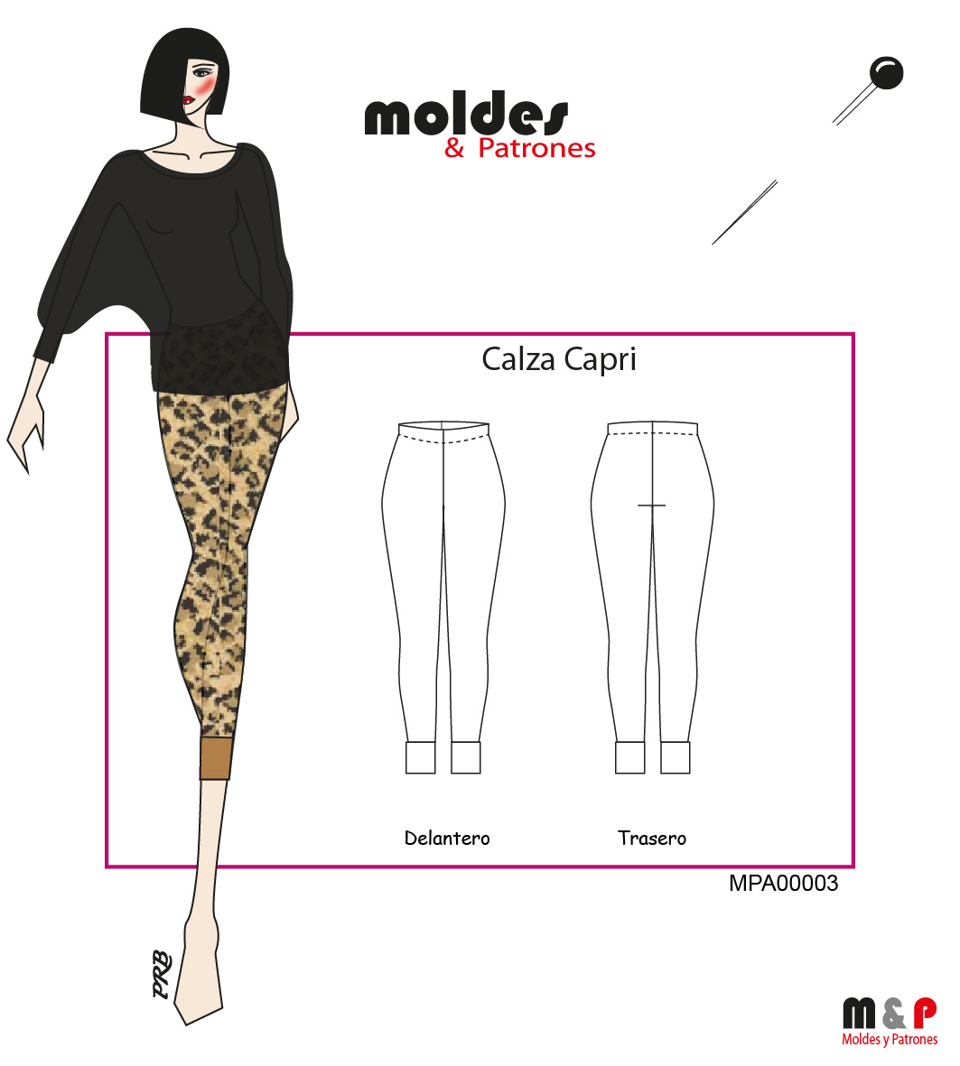 3 TALLAS S M L - Calza Capri