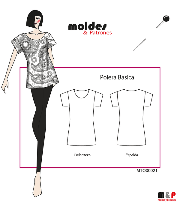 3 TALLAS S M L - Polera básica