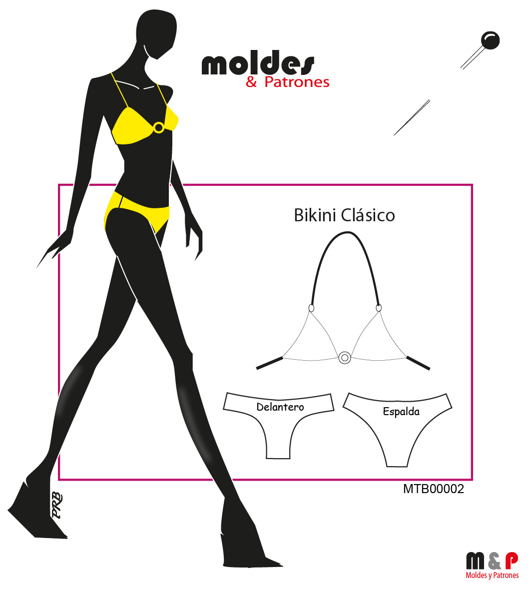 3 TALLAS S M L - Bikini Clásico