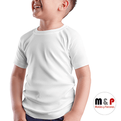 POLERA NIÑO 3 tallas - 2 - 4 - 6