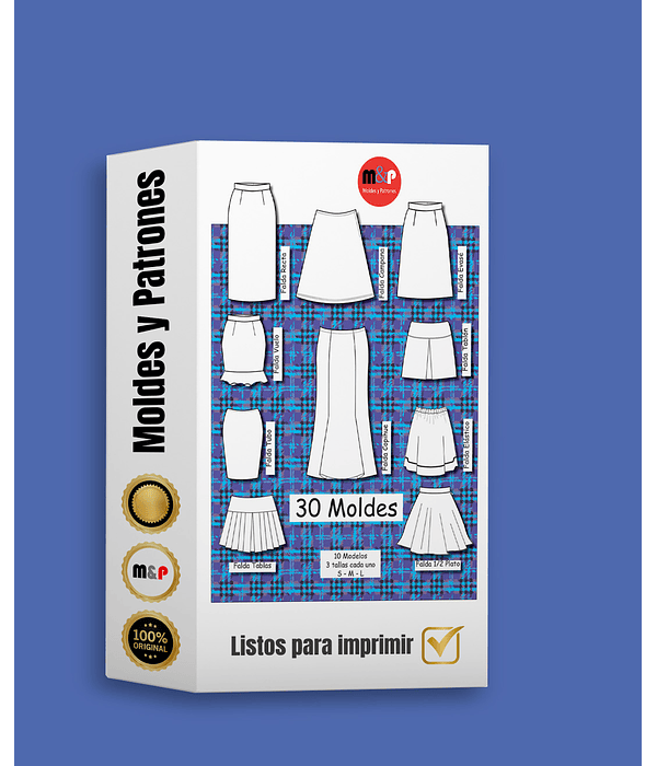 Pack de Moldes de Faldas