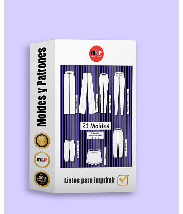 Pack de Moldes de Pantalones