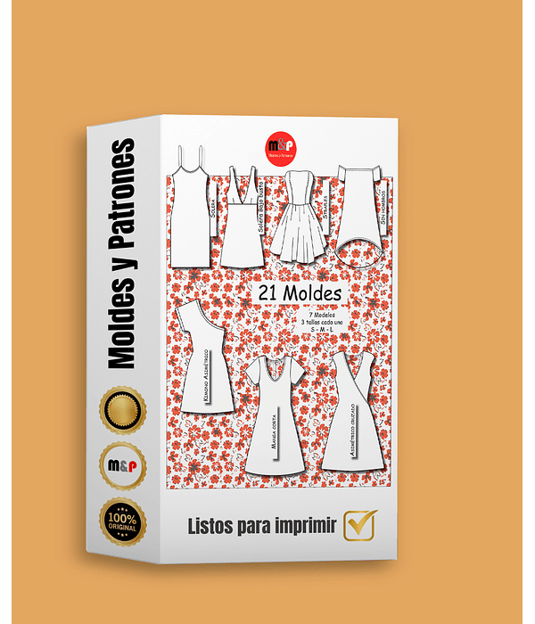 Pack de Moldes de Vestidos