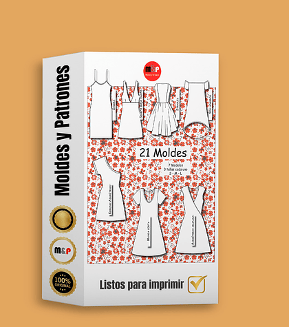 Pack de Moldes de Vestidos