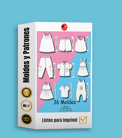 Pack de Moldes para Bebés