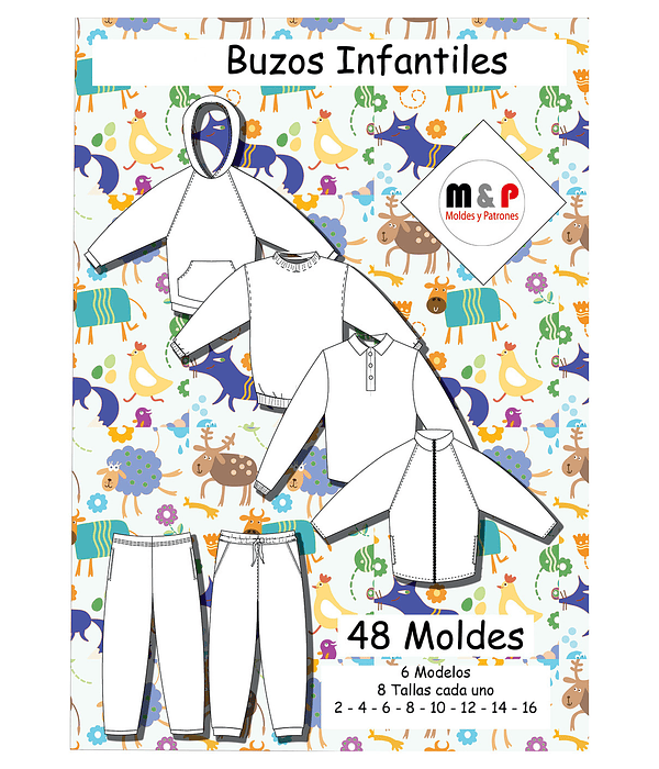 Pack de Moldes de Buzos niños