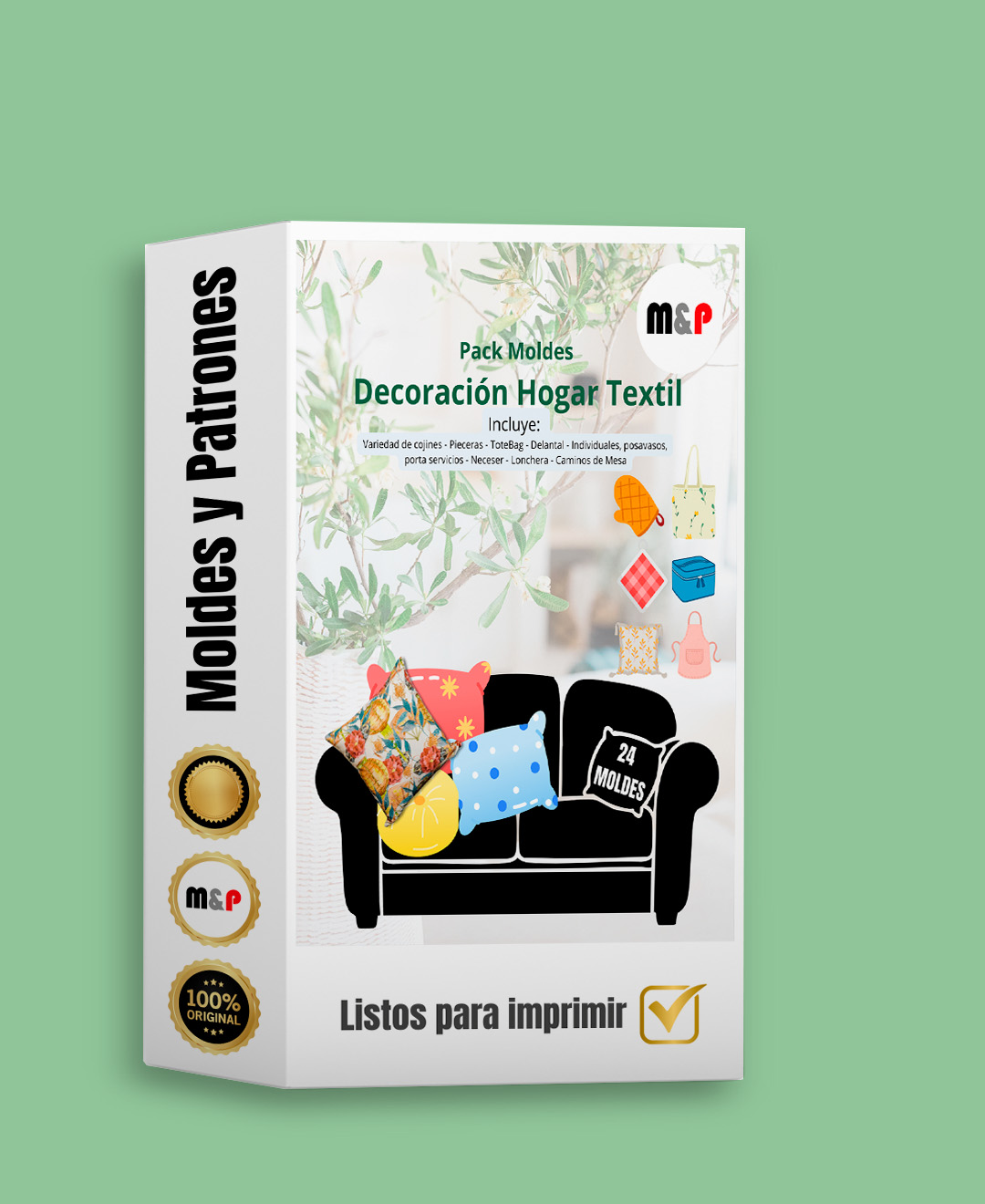 Pack de Moldes Deco Hogar Textil