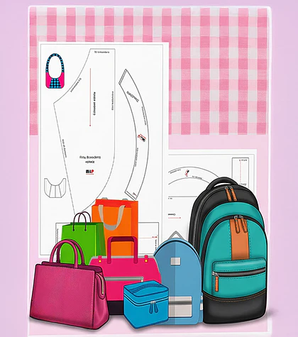 Pack de Moldes de Mochilas y Bolsos