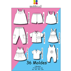 Set Patrones para Bebés