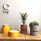 Molde de silicona para hacer macetero con plato hondo 1