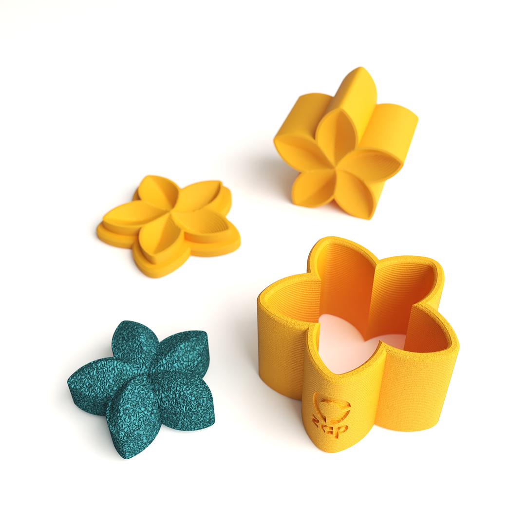 Prensa para cosmética sólida, tulipan