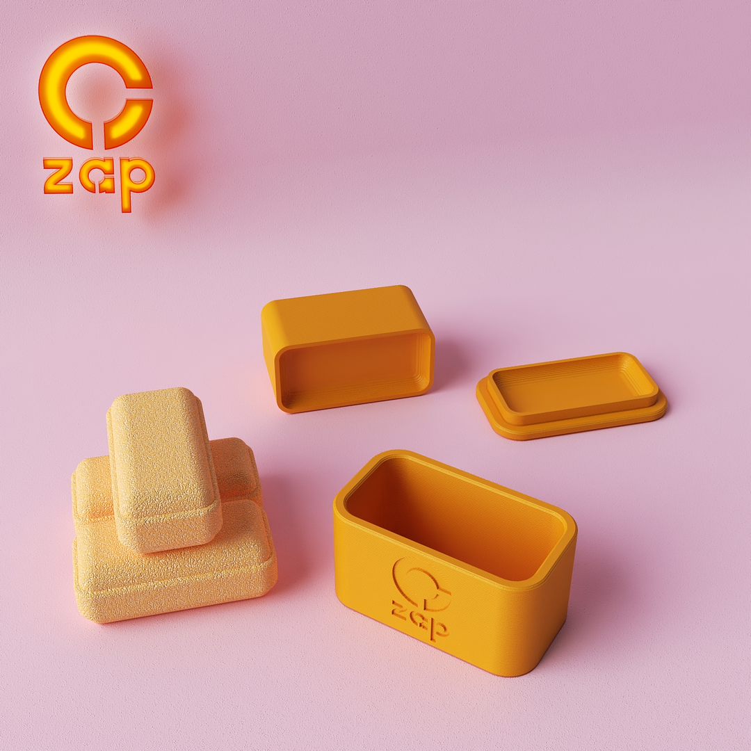 Prensa para cosmética sólida rectangular