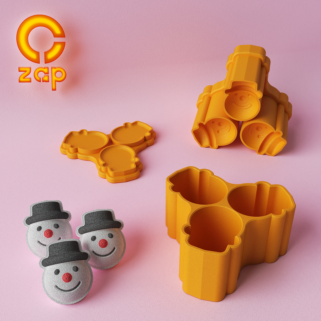 Prensa para cosmética sólida, X3 hombre de nieve