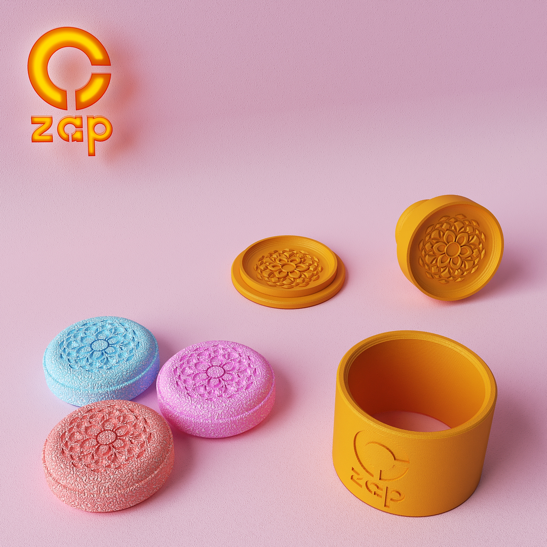 Prensa para cosmética sólida, Mandala