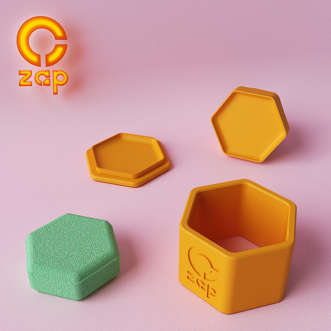 Prensa para cosmética sólida hexagonal