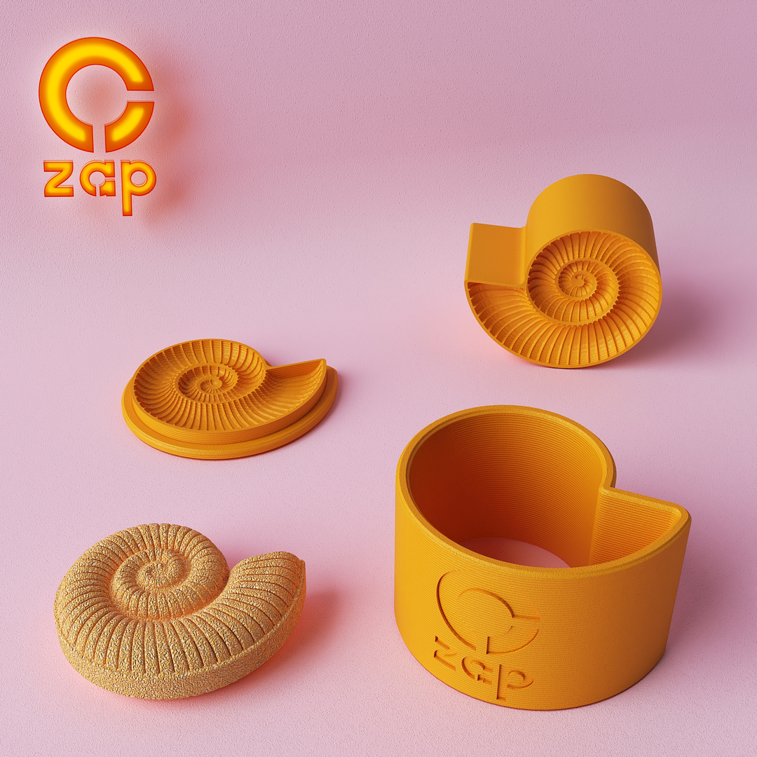 Prensa para cosmética solida, Caracol