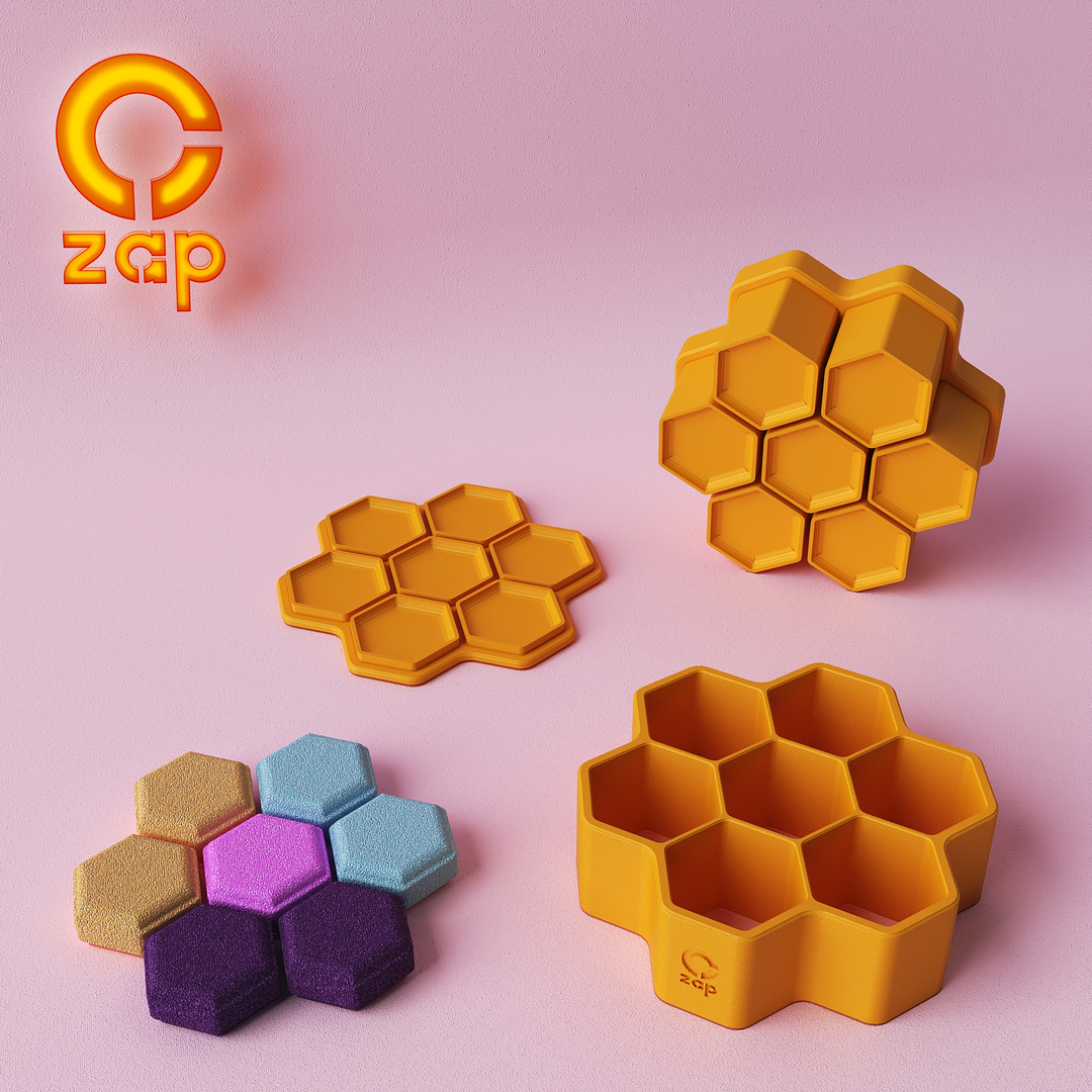 Prensa para cosmética sólida, Hexágonos X7