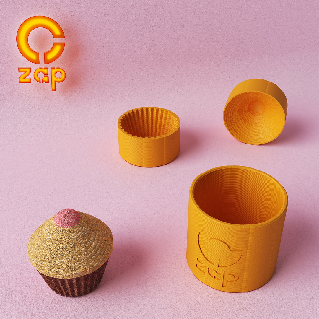 Prensa para cosmética solida, Muffin D