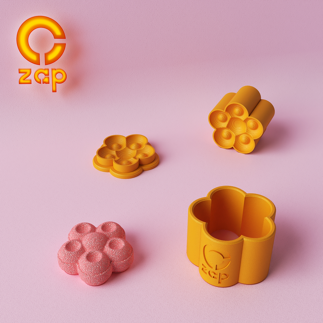 Prensa para cosmética sólida, Flor B