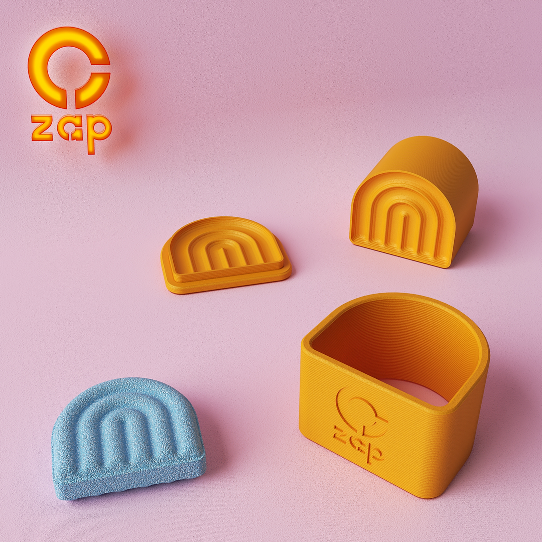 Prensa para cosmética sólida arcoíris B