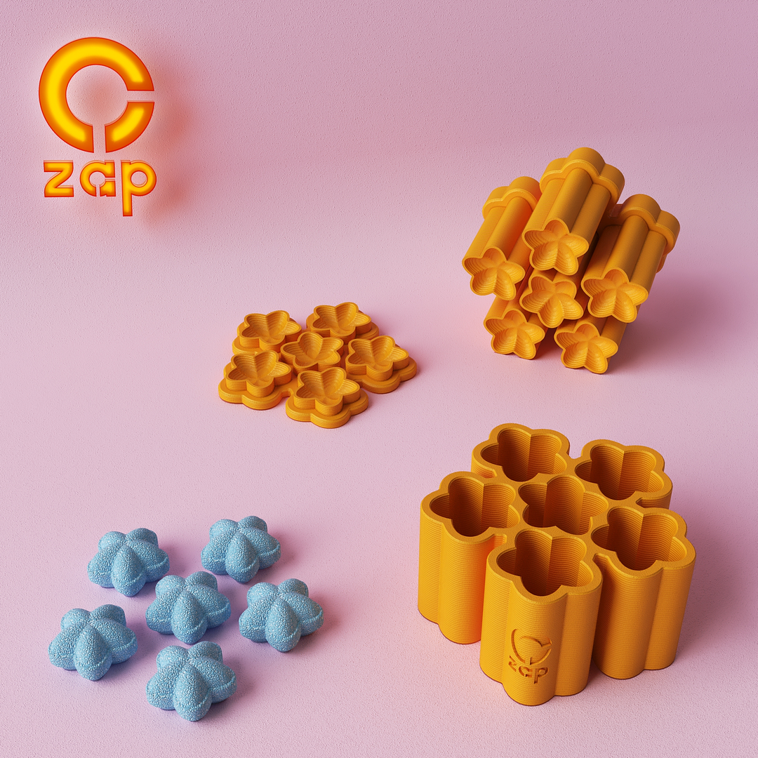 Prensa para cosmética sólida múltiple flor B X6