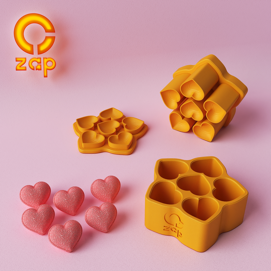 Prensa para cosmética sólida múltiple corazón X6