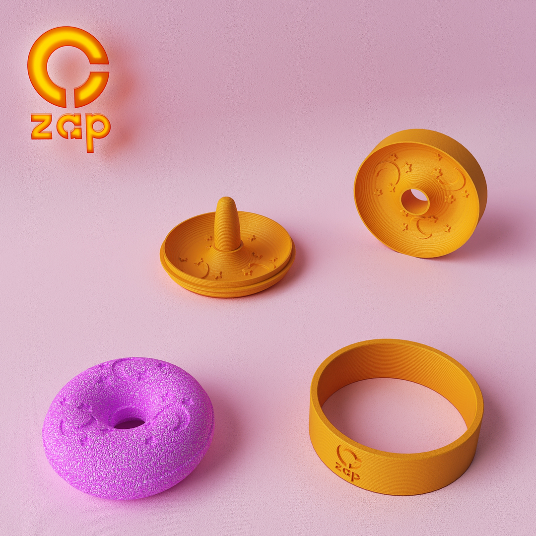 Prensa para cosmética solida dona estrellas 8cm