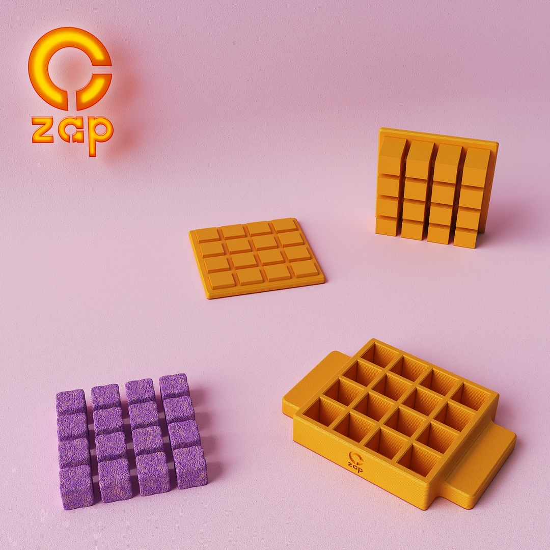 Prensa para cosmética sólida cubos X16