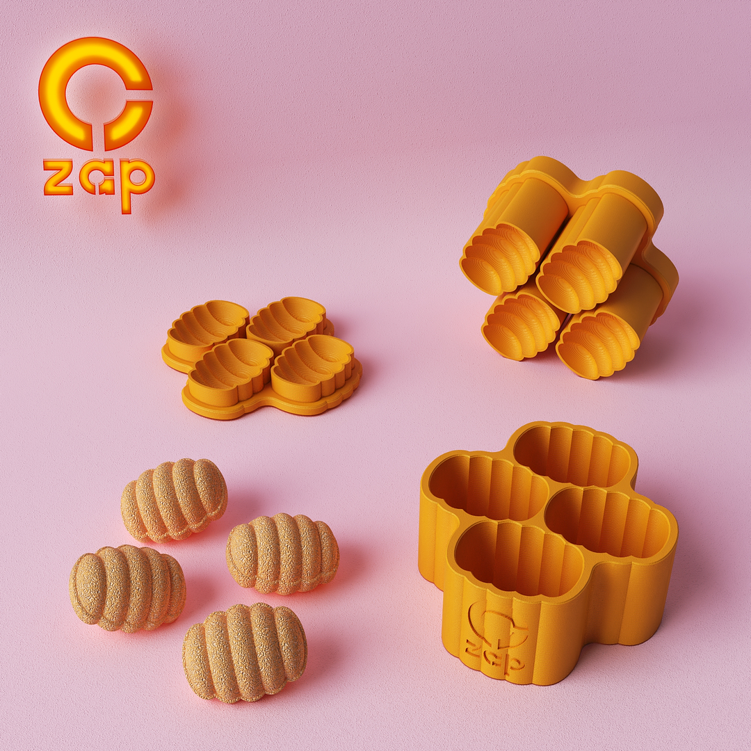 Prensa múltiple redonda para cosmética solida ñoqui X4