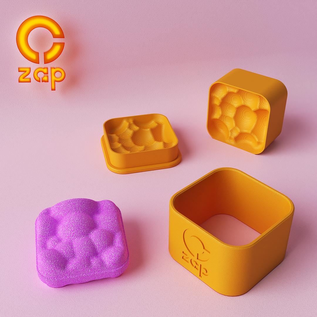 Prensa para cosmética sólida cuadrada espuma