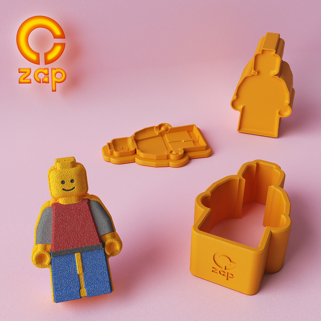 Prensa para cosmética sólida, hombre lego