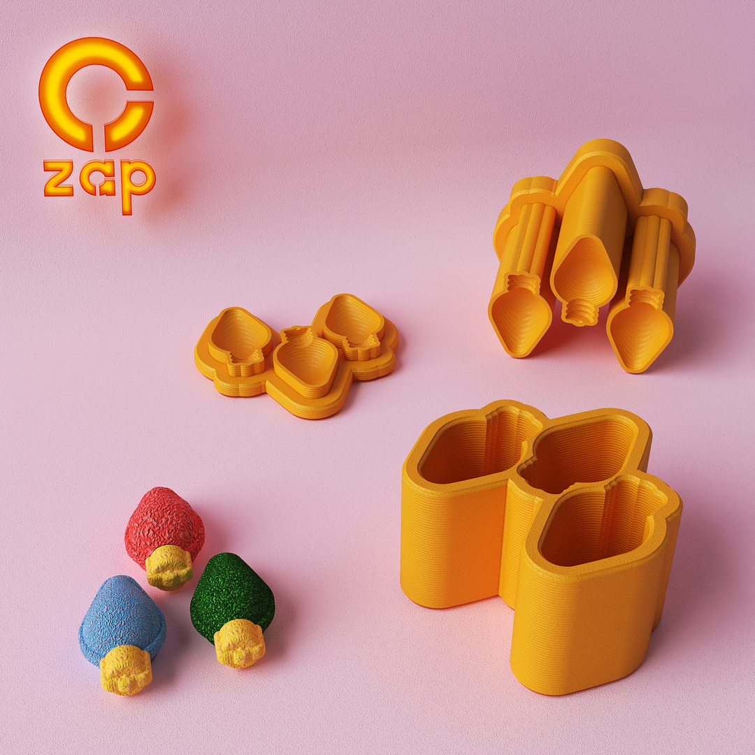 Prensa para cosmética solida X3 mini ampolleta de navidad