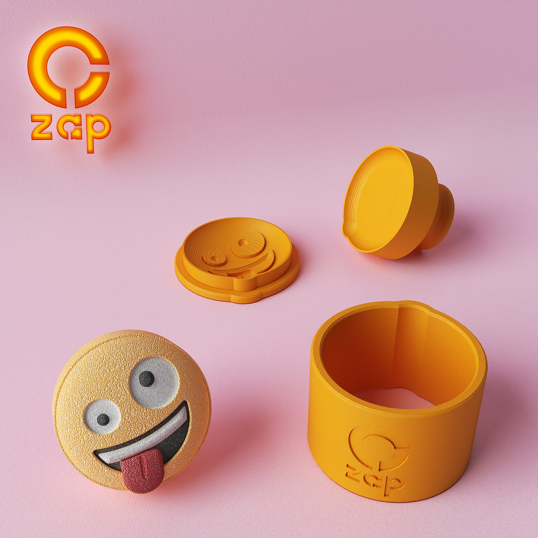 Prensa para cosmética sólida, Emoji 8P