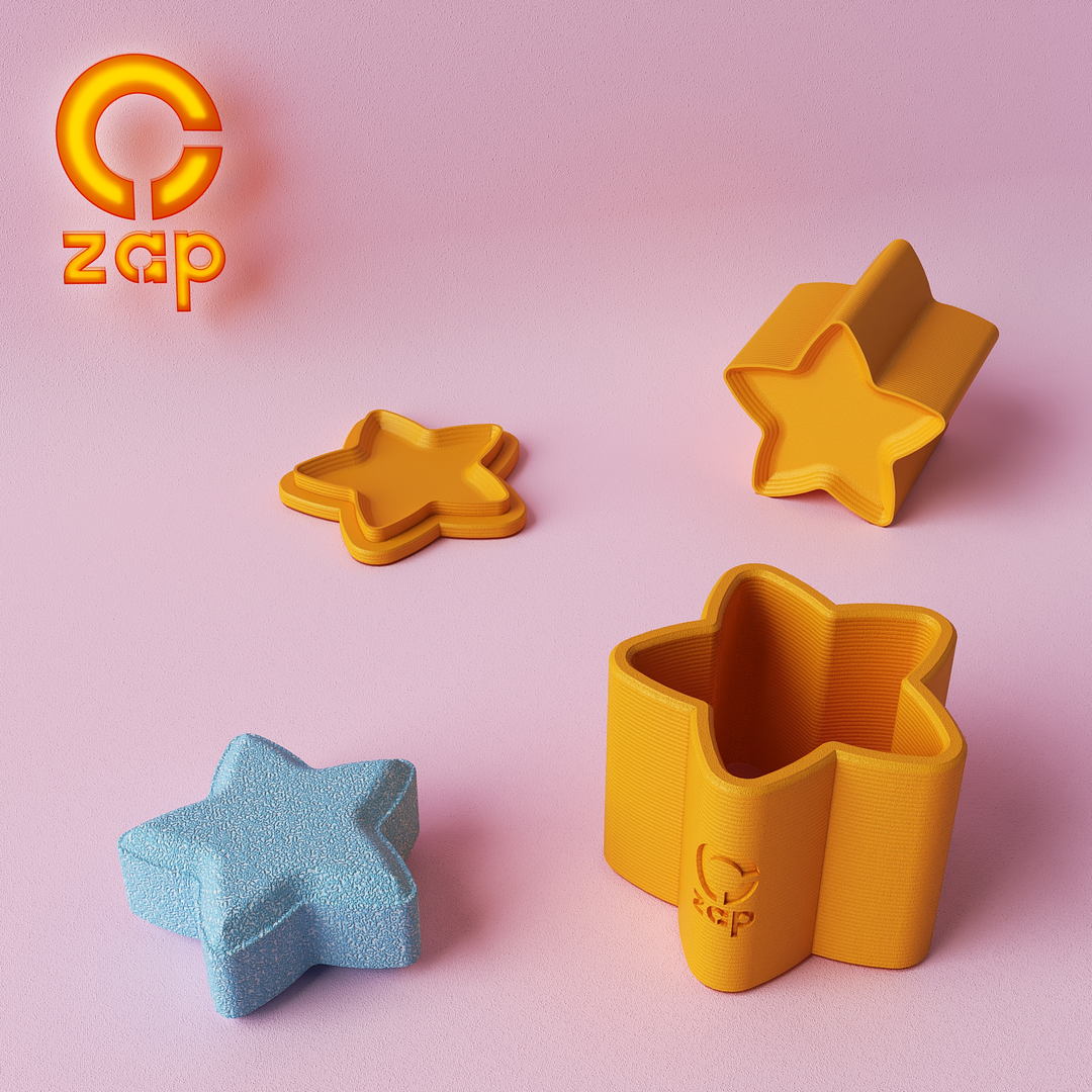 Prensa para cosmética sólida, estrella C