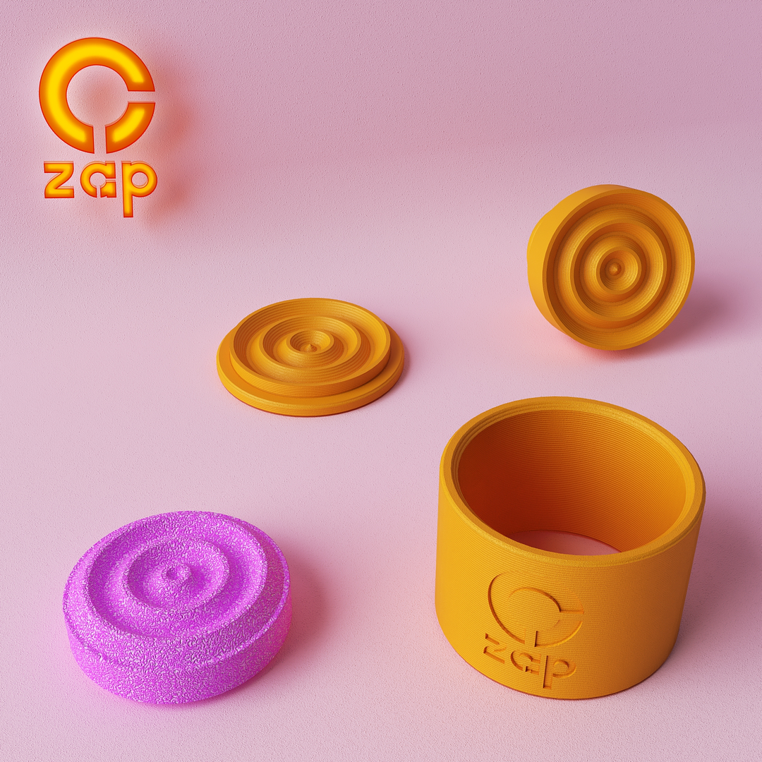 Prensa para cosmética solida, deco redonda B