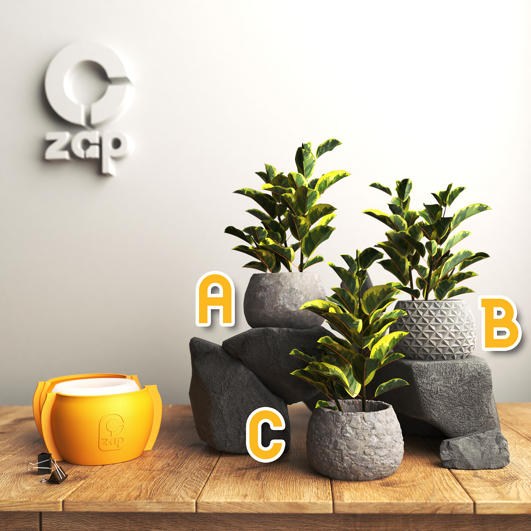 Molde de silicona con encofrado para hacer mini maceteros texturizado 1