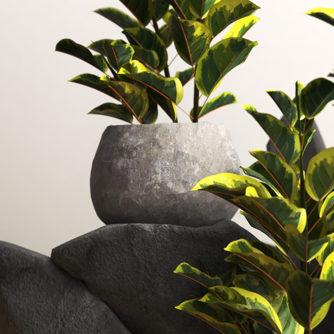 Molde de silicona con encofrado para hacer mini maceteros texturizado 2