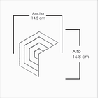 Molde de silicona para hacer baldosa de yeso o hormigon 3