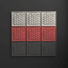 Molde de silicona para hacer baldosa de yeso o hormigón M2 2