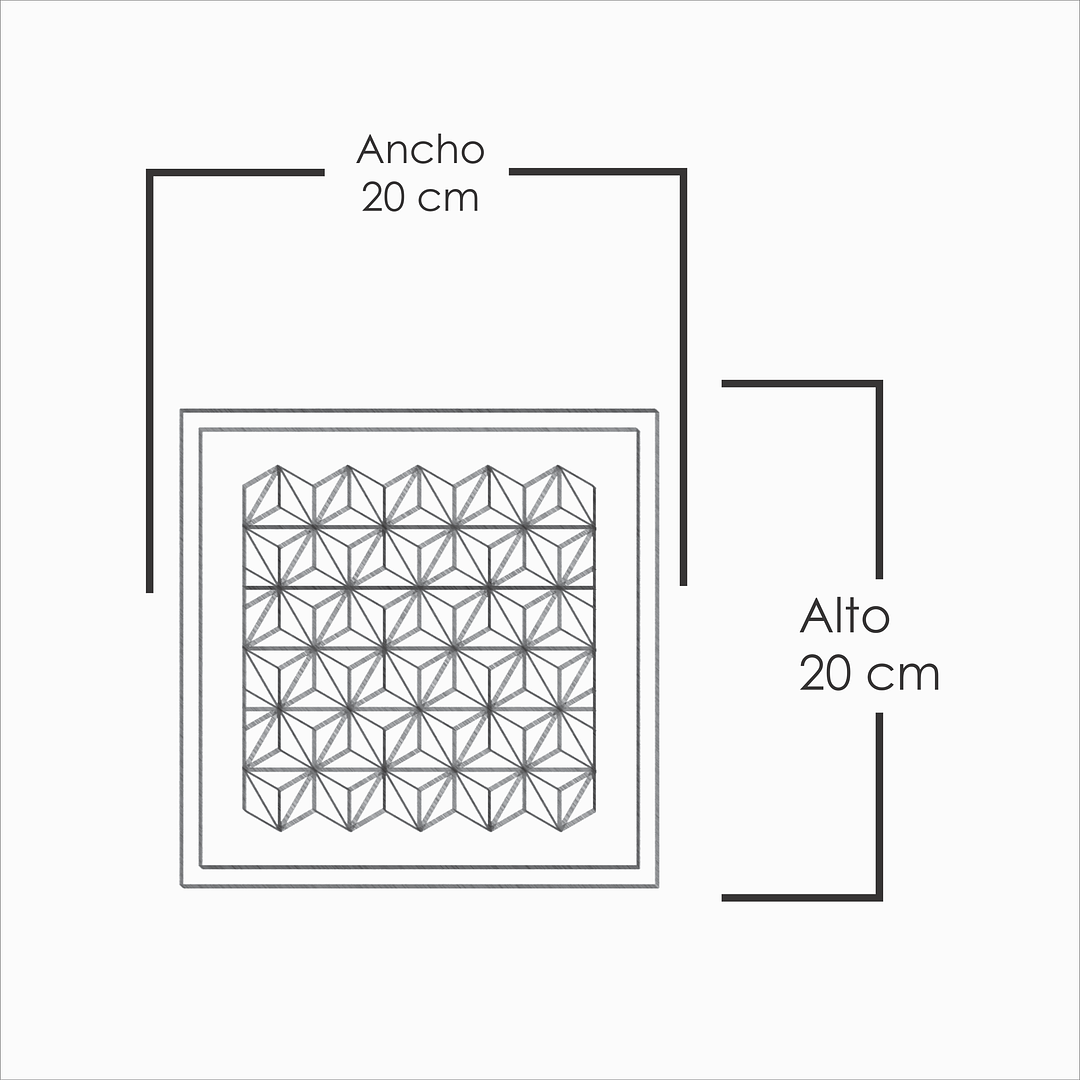 Molde de silicona para hacer baldosa de yeso o hormigón M2 3