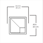 Molde de silicona para hacer baldosa de yeso o hormigón M4 2