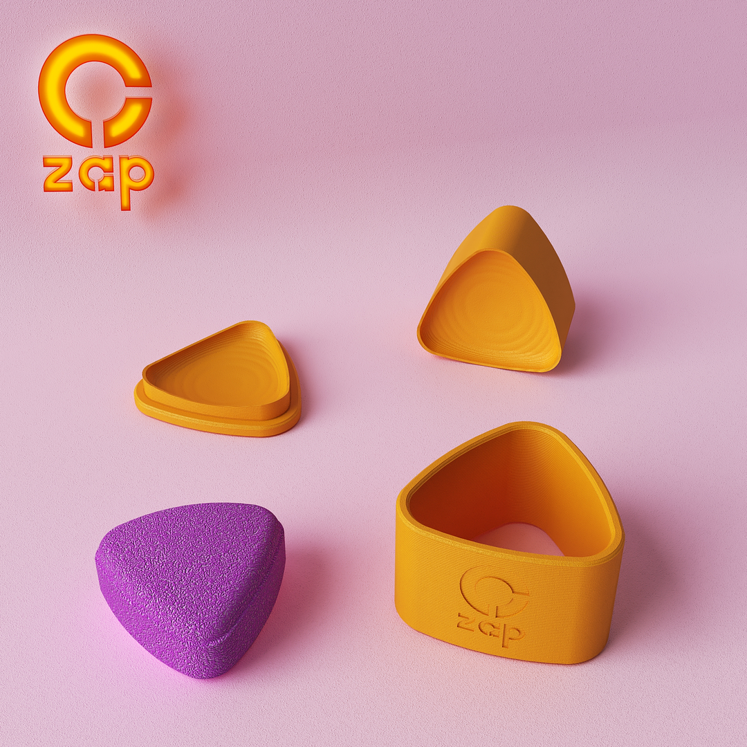 Prensa para cosmética sólida triangular B