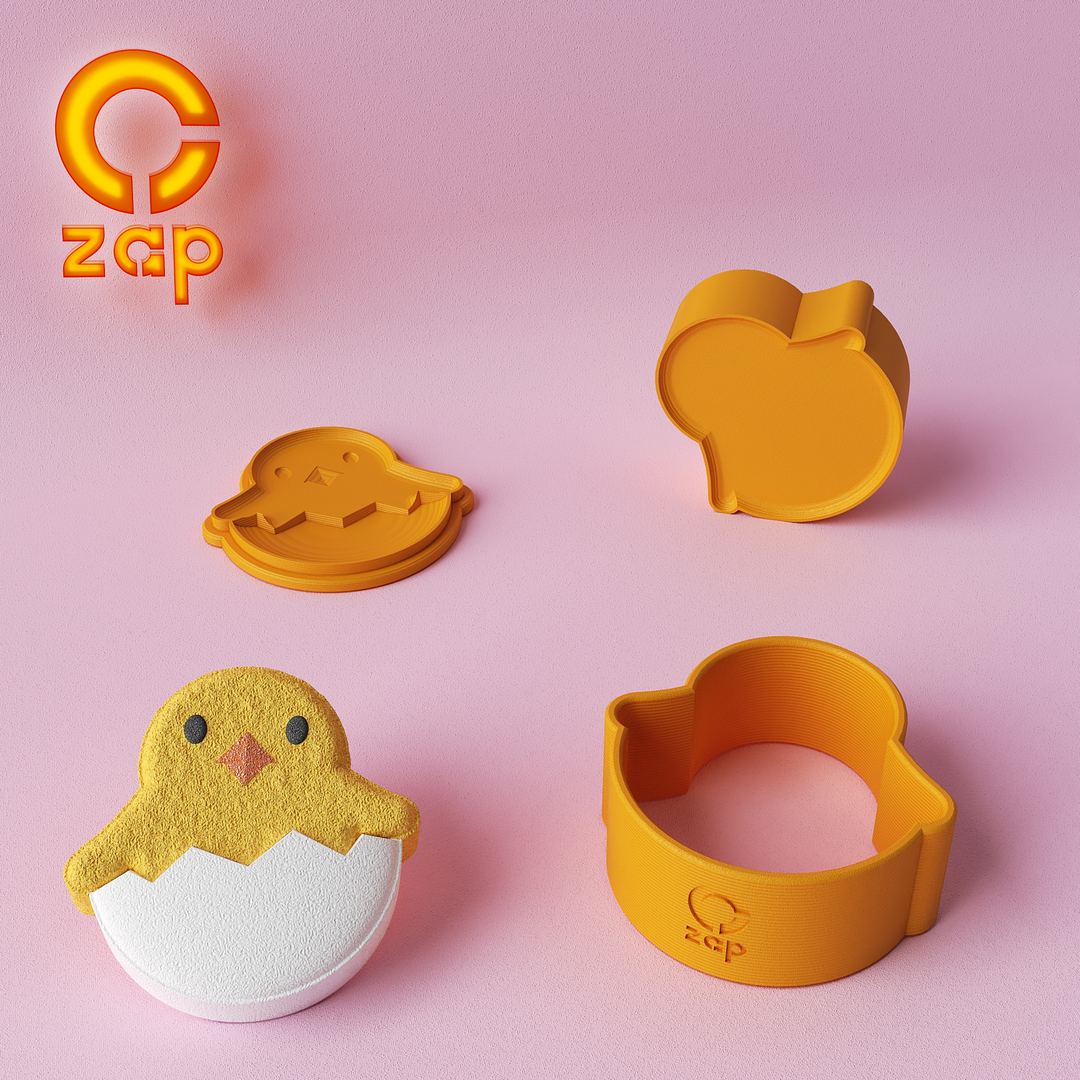 Prensa para cosmética sólida, Pollito