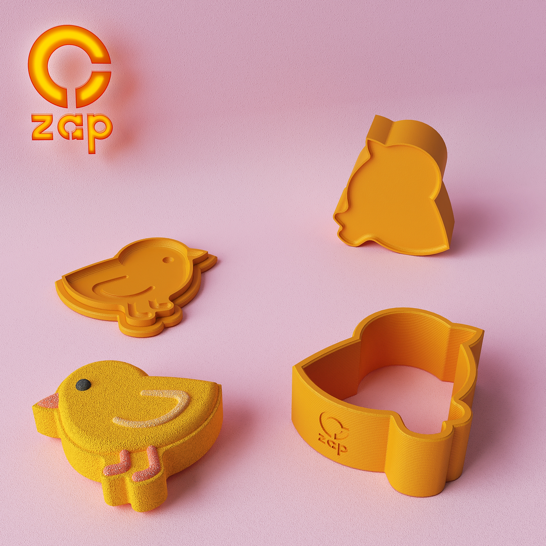 Prensa para cosmética sólida, Pollito B