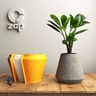 Molde de silicona para hacer macetero Cónico grande. 1