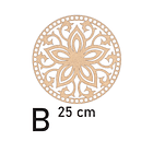 Bases para crochet y trapillo redondas con diseño 3