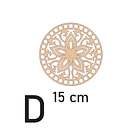 Bases para crochet y trapillo redondas con diseño 5