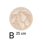 Bases para crochet y trapillo redondas con diseño 3